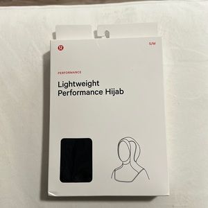 Brand new lulu lemon performance hijab. Black, slip on/performance style.